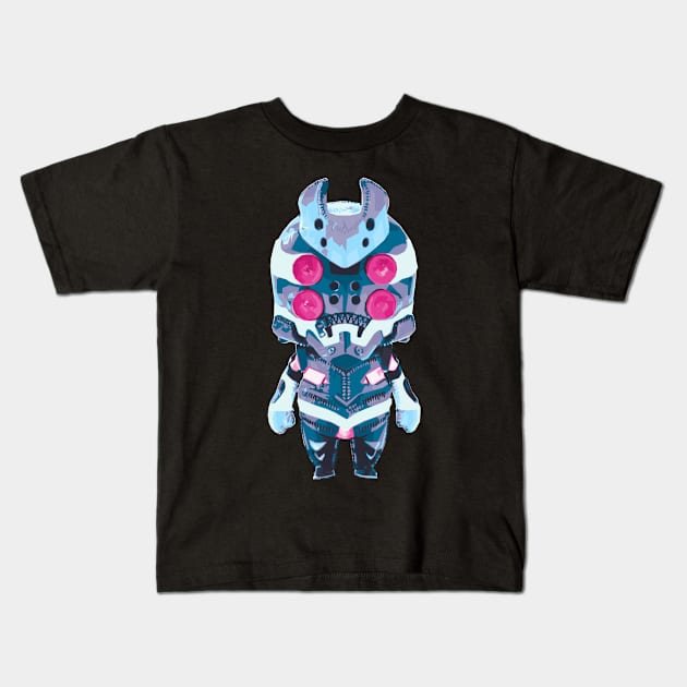 EVA Unit 02 Kids T-Shirt by Bajingseng